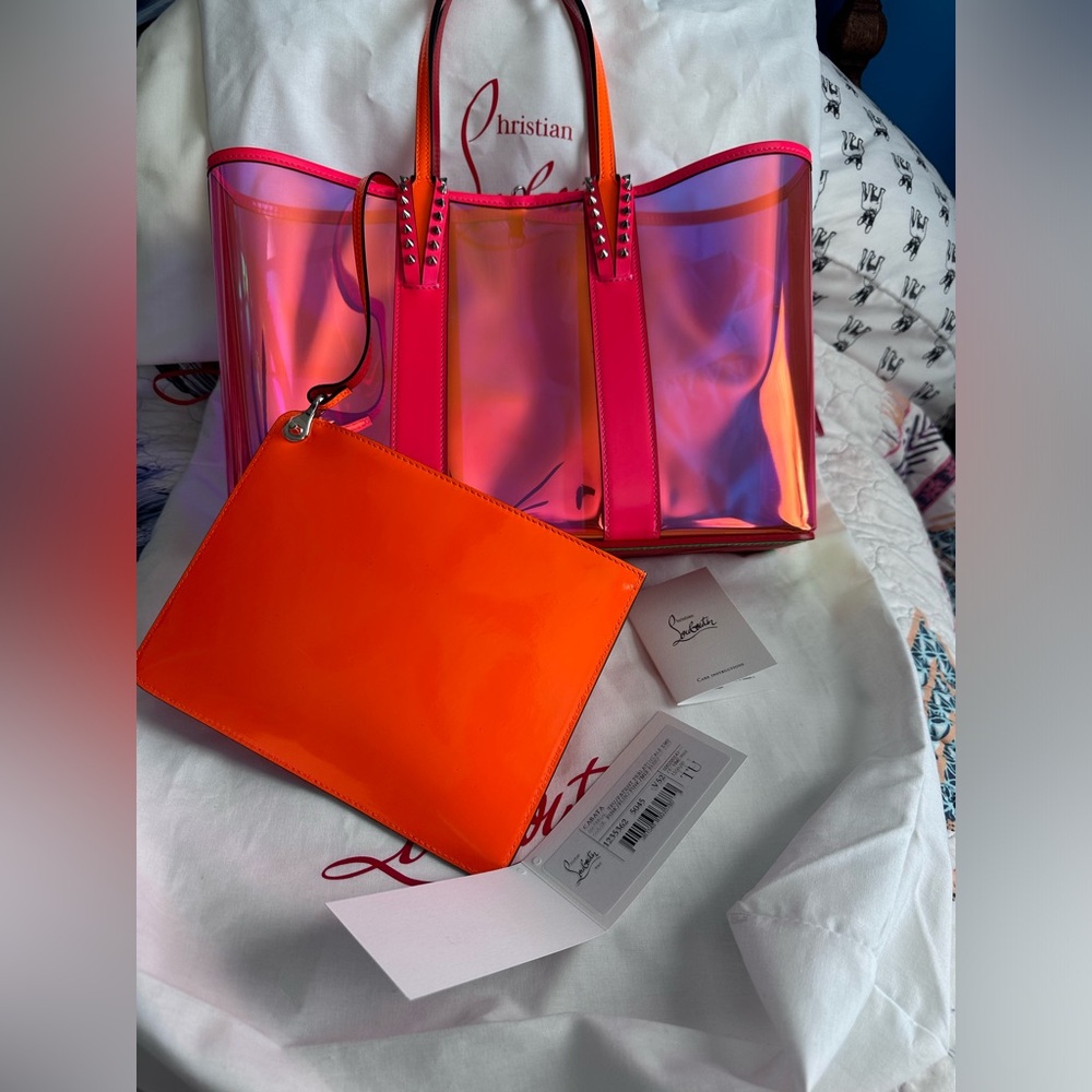 Christian Louboutin Cabata patent tpu